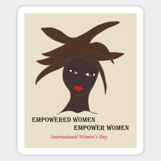 Black Women: International Womens Day Sticker